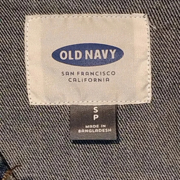 Old Navy Women's Long  Sleeve Button Down Blue Denim Jean Jacket Size Small - Picture 3 of 15